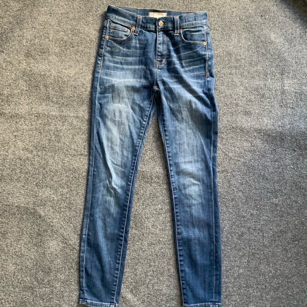 Madewell Jeans 25 High Riser Skinny Skinny Denim Blue Womens Jeans